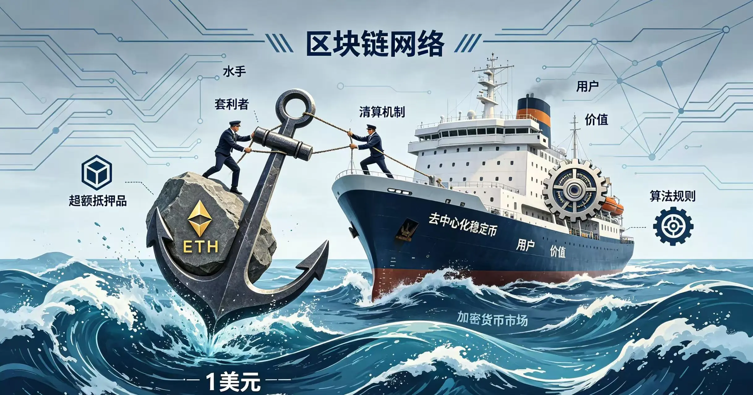 去中心化稳定币怎么维持锚定？