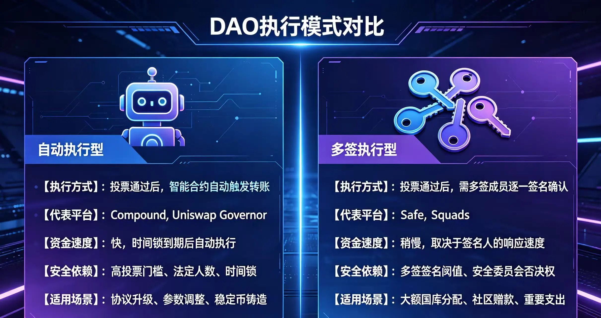 DAO 执行模式对比图