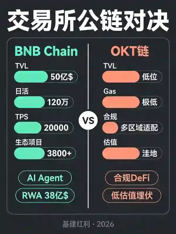 跟紧 BNB Chain 和 OKT 链：两大交易所公链生态的基建红利与埋伏机会