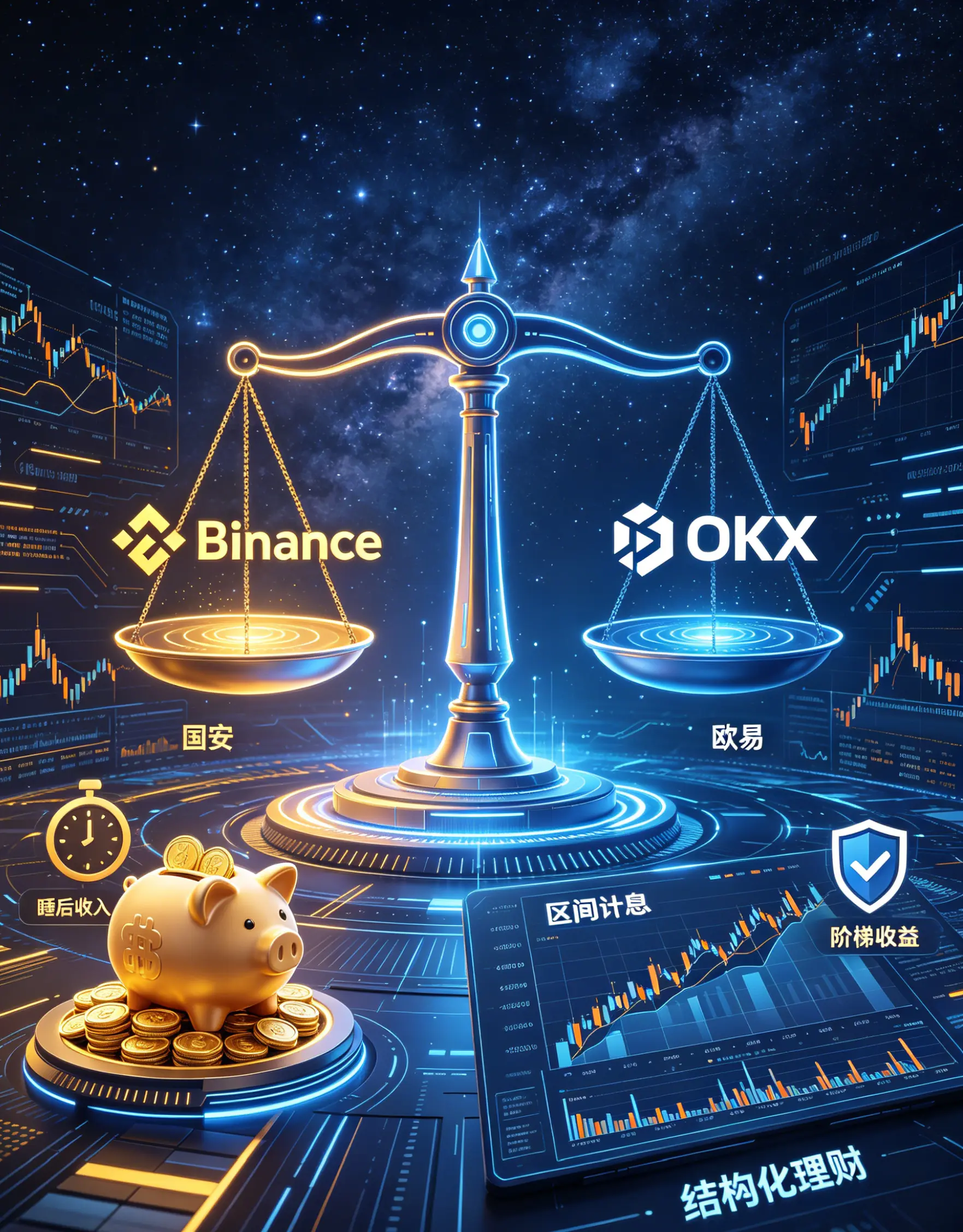 币安赚币与欧易结构化理财横评：谁家的DeFi策略更能帮你实现“睡后收入”？