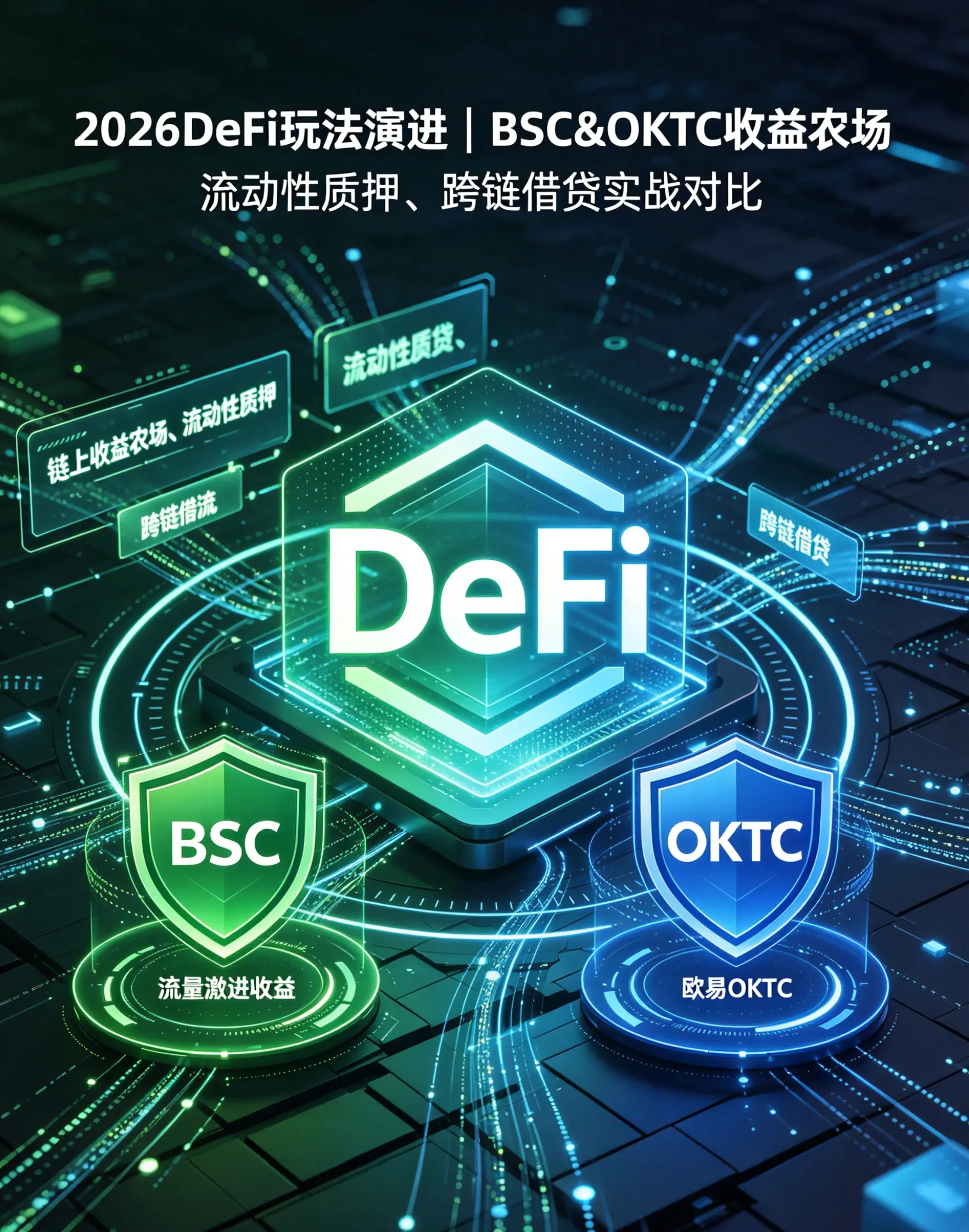 DeFi动态追踪：BSC与OKTC链上收益农场、流动性质押及跨链借贷的最新玩法演进
