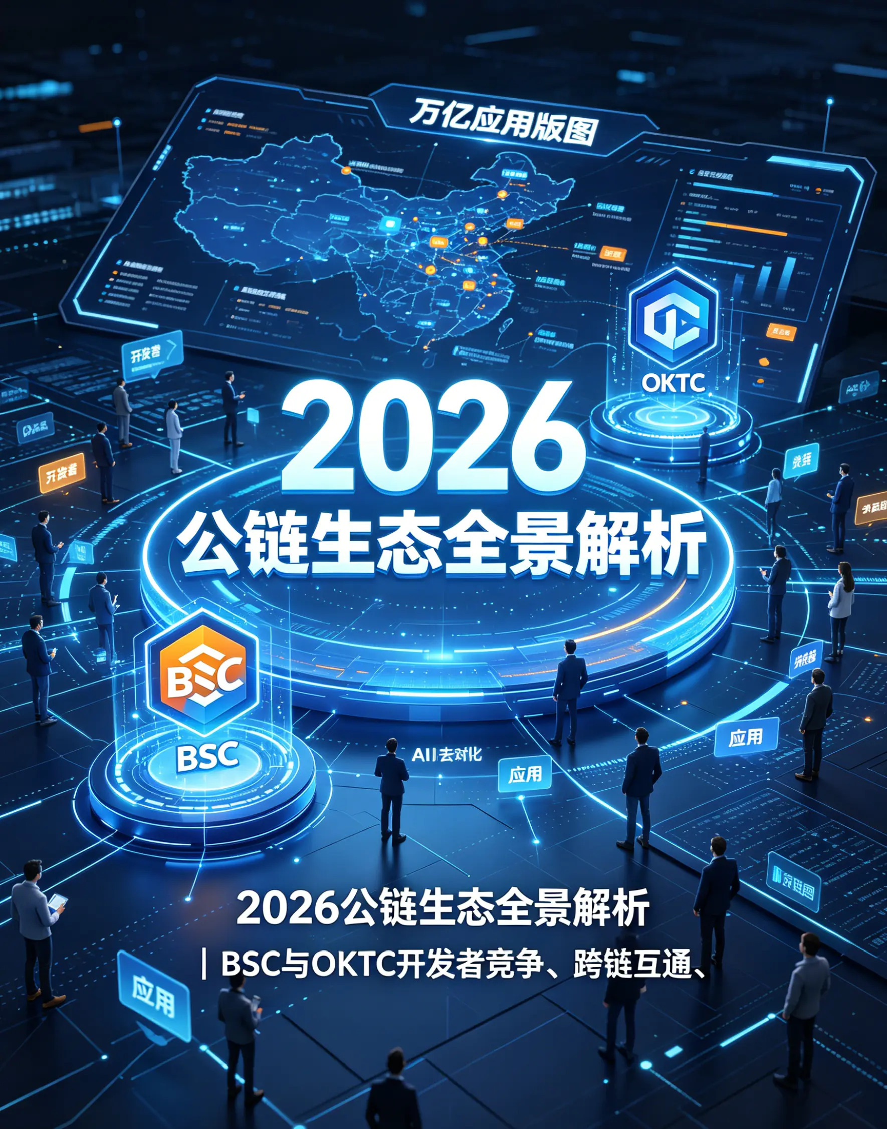 公链生态发展全景：BSC与OKTC的开发者争夺、跨链互通与万亿美元链上应用版图