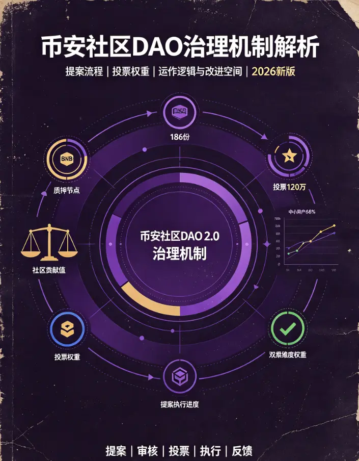 社区DAO治理机制解析：2026年从提案流程到投票权重的实际运作逻辑与改进空间
