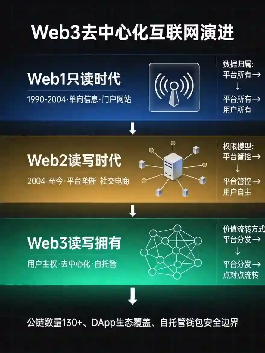 比安带你走进Web3：从概念到实践，去中心化互联网的核心逻辑与用户如何参与