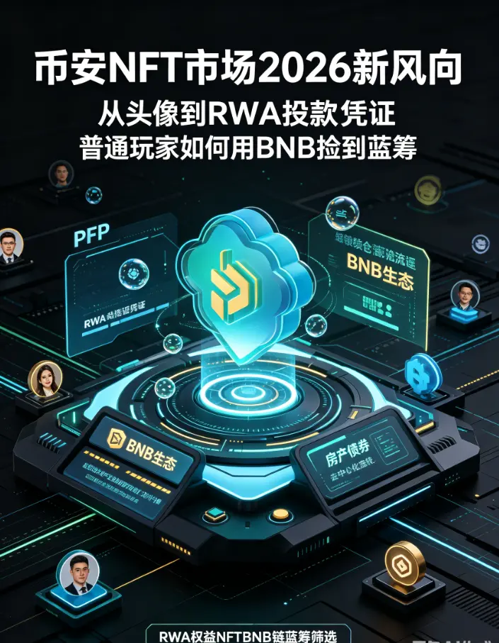 比安NFT市场2026新风向：从头像到RWA权益凭证，普通玩家如何用BNB捡到蓝筹？
