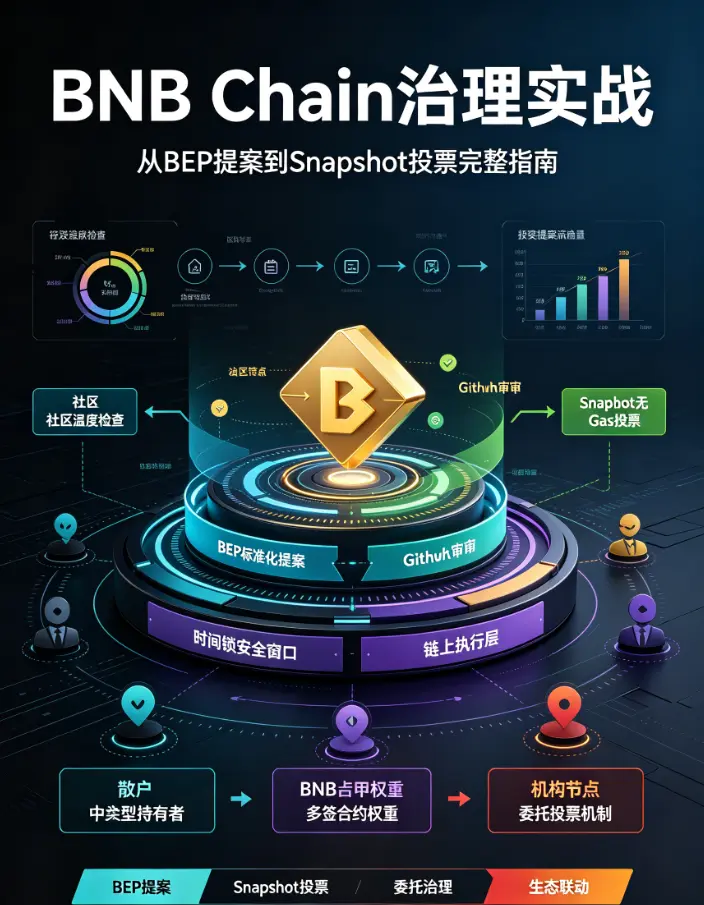 BNB Chain治理实战：从BEP提案到Snapshot投票，持币者如何用比安生态参与去中心化决策？